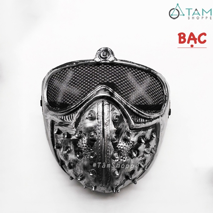 Mặt nạ đinh tán mắt lưới Punk Style HLW-MN-81