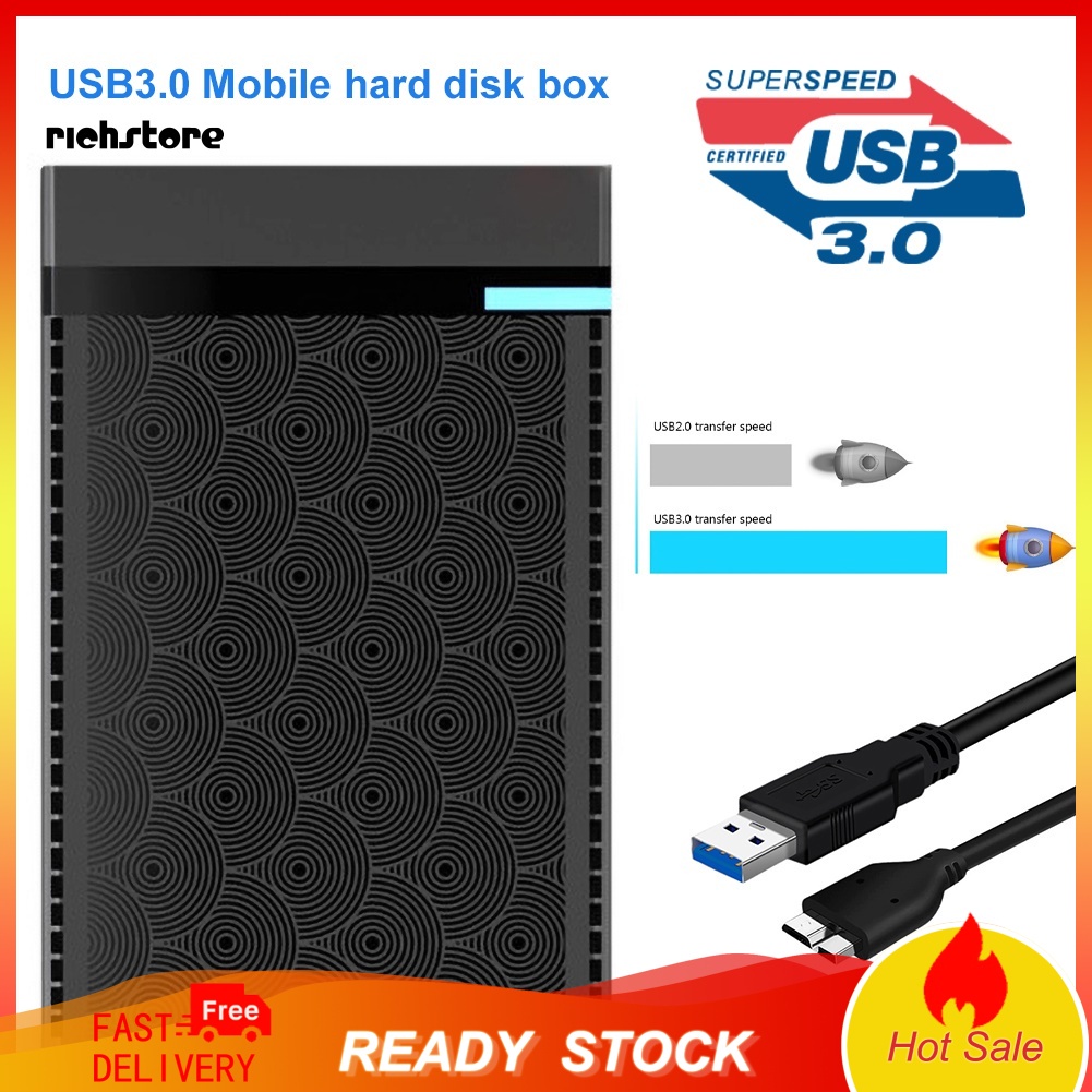 Hộp Đựng Ổ Cứng Ngoài Xdncx Usb 3.0 2.5inch SATA SSD HDD | BigBuy360 - bigbuy360.vn