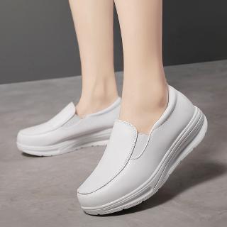 Giày Lười Da Đế Độn Size 35-41 Cho Nữ