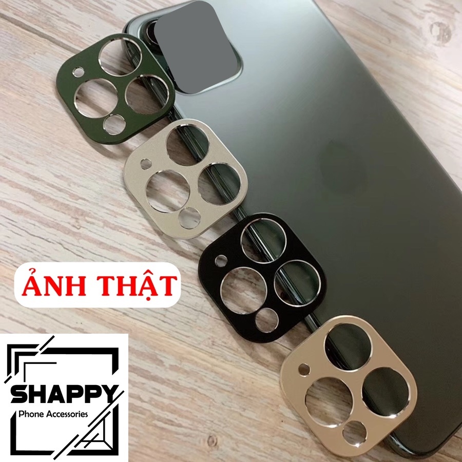 Viền Chụp Nhôm Camera Dành Cho IPhone 11/11Pro/11ProMax [Shappy Shop]