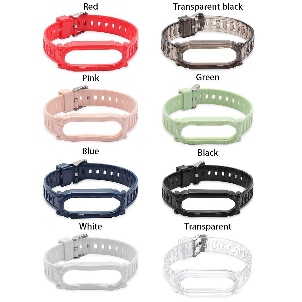 Dây Đeo Thay Thế Bằng Silicone Chống Trượt Cho Xiaomi Mi Band 6 5 4 3