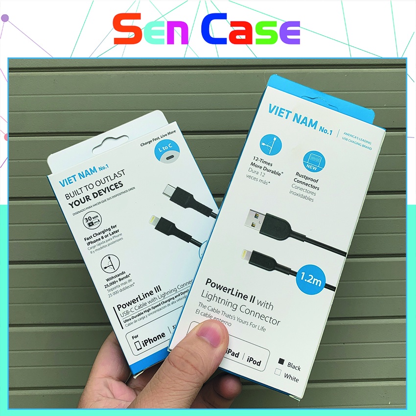 Cáp Sạc Nhanh USB- C Cho IPhone Dài 1.2m,Hỗ Trợ Truyền Dữ Liệu- Sencase