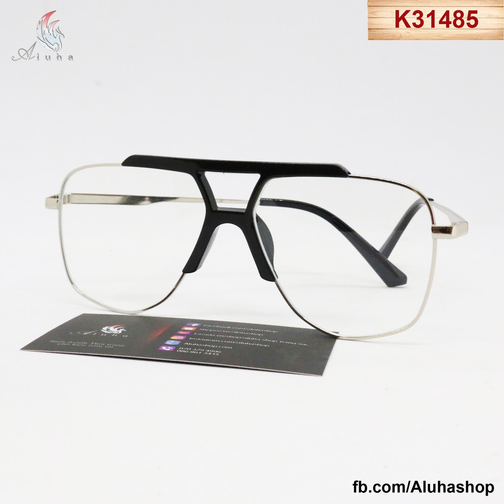 Kính chống ánh sáng xanh cho dân văn phòng, kiểu dáng thời trang hot trend - K31485 - Aluha