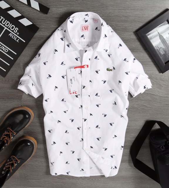 Áo sơ mi hoạ tiết LCT | BigBuy360 - bigbuy360.vn