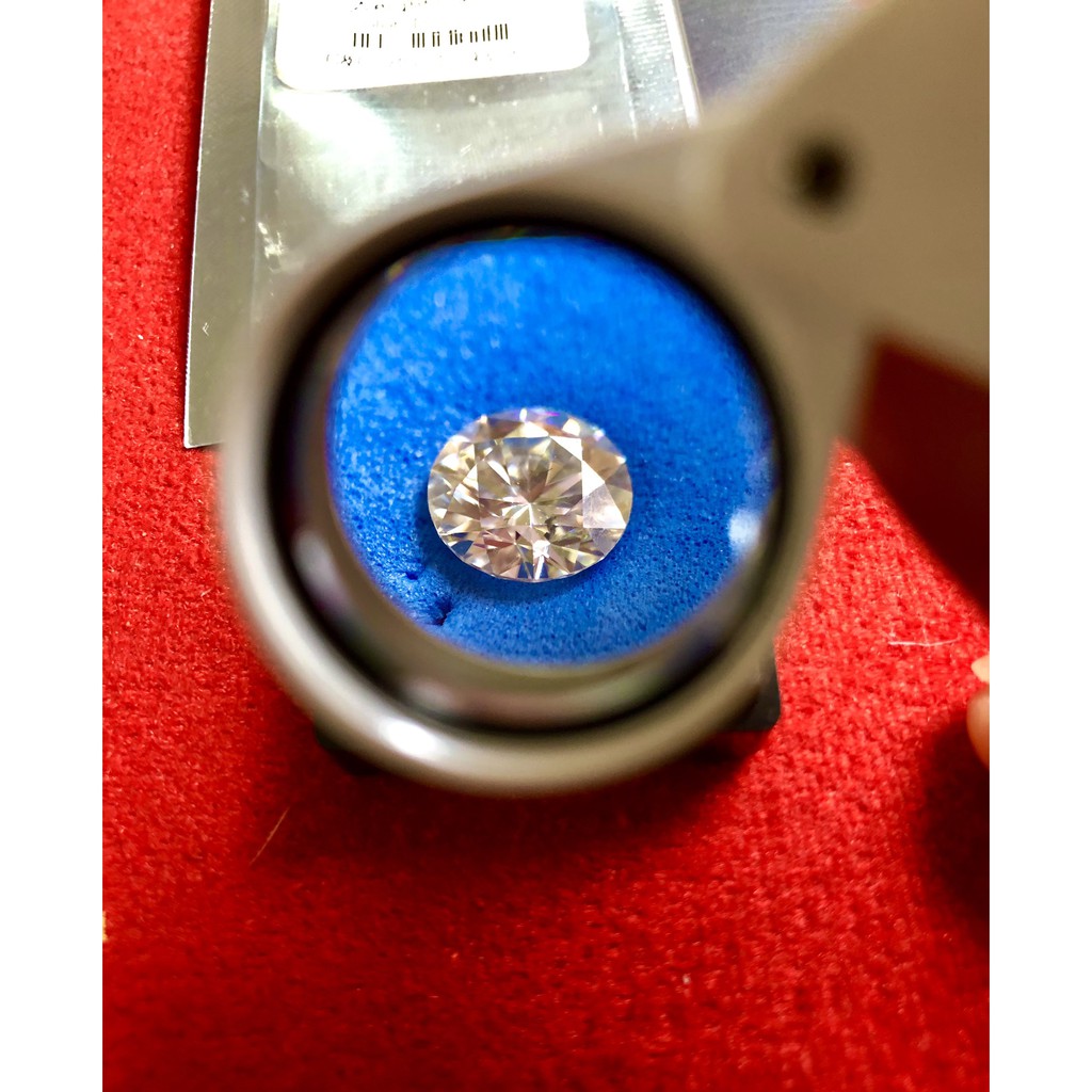 ( SIZE 6LY3 ) - HÀNG RỜI MẤT GIẤY CÒN THẺ BẢO HÀNH- KIM CƯƠNG NHÂN TẠO – MOISSANITE NƯỚC D – FLFL -FULL KIỂM ĐỊNH C&C