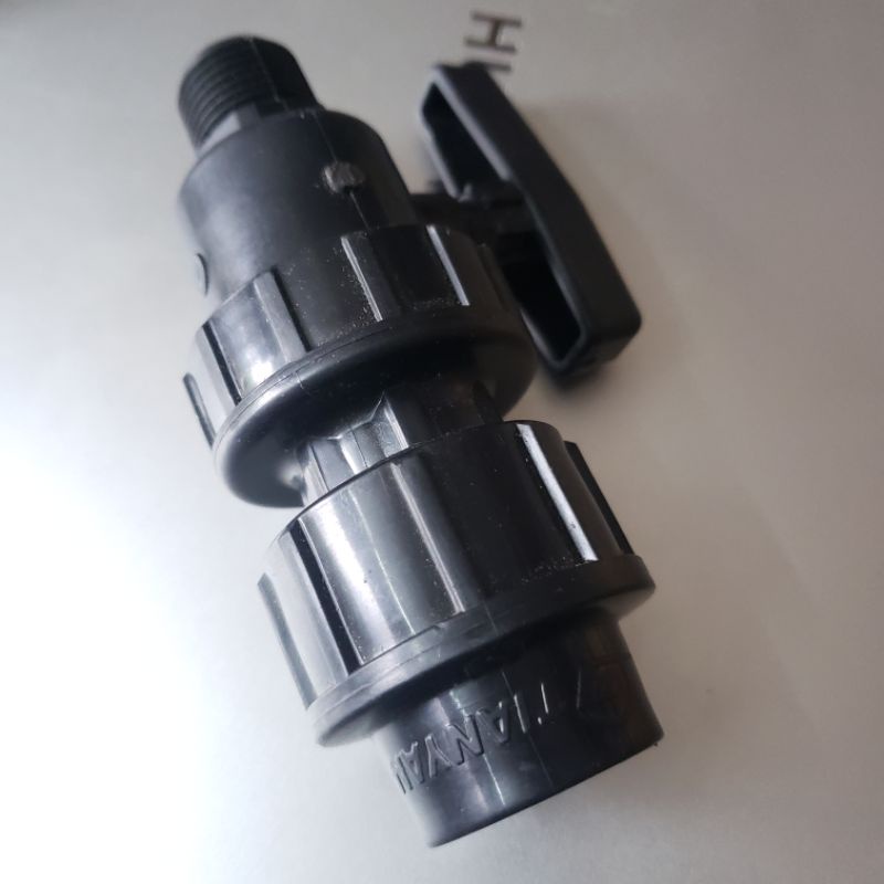 Van ống nhựa đen, ống nước sạch HPDE, ống nhiệt PPR 20 1 đầu ren 21