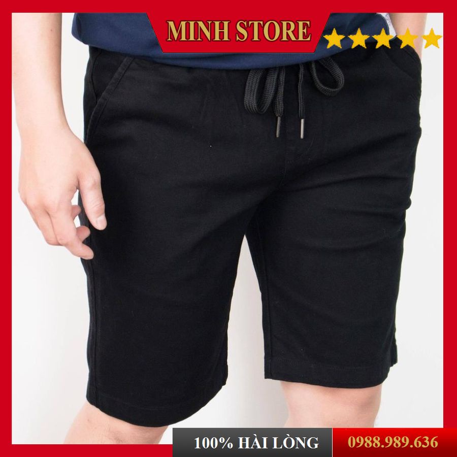 Quần Ngố Kaki Nam chất đẹp, Quần Short Nam Kaki cao cấp - Chất liệu kaki mềm mịn, co giãn, trẻ trung - Minhstore
