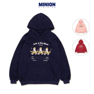 Áo hoodie nỉ Minion Clothing form rộng, dáng Unisex, phong cách Ulzzang Streetwear A2820