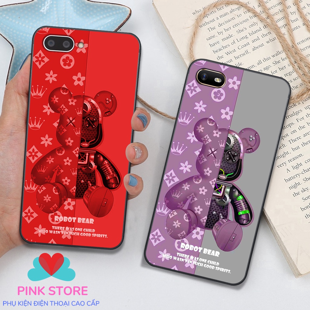⚡HOT⚡Ốp lưng OPPO A3S - A1K - REALME C1 - REALME C2 gấu bearbrick siêu đẹp