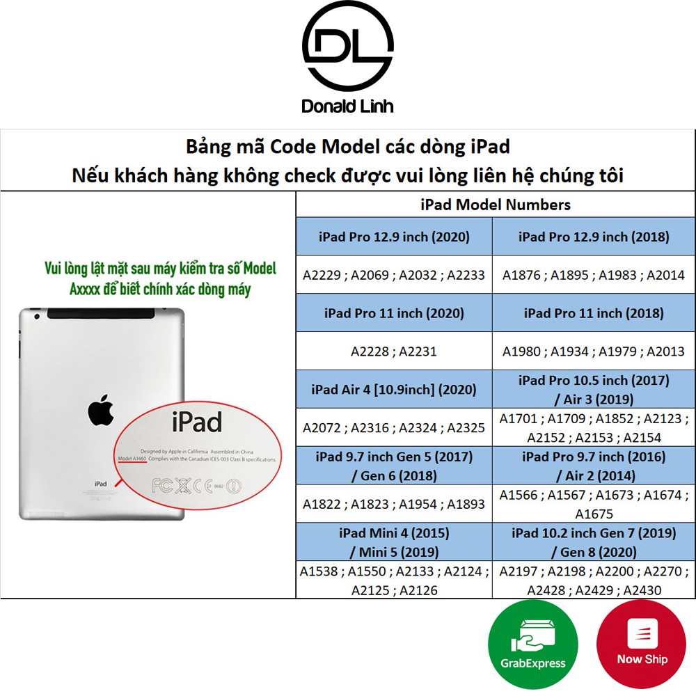 Bao da iPad Xoay 360 độ dành cho Air/Air2/Air3  iPad mini 1/2/3/4/5 iPad 5/6/7 Pro 9.7/10/ 11 in new2019/2020