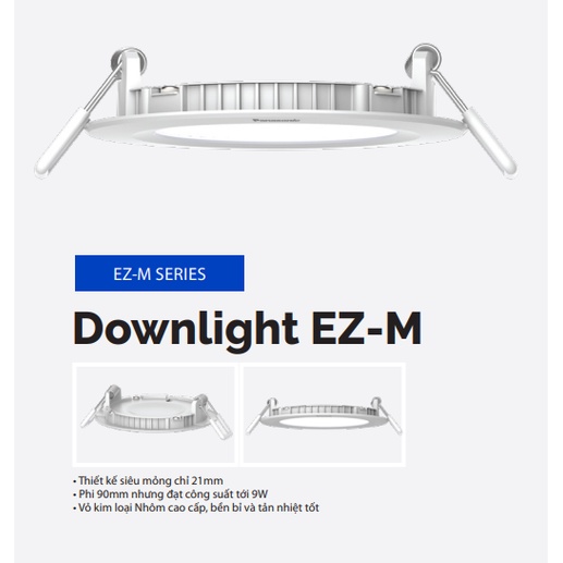Đèn led âm trần siêu mỏng Panasonic Dowlight EZ-M
