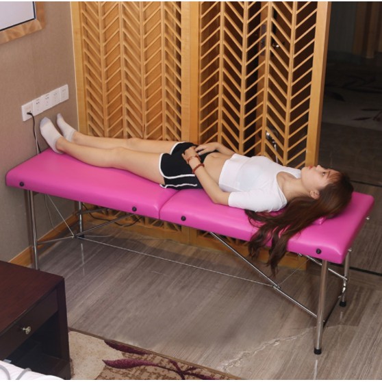 [HÀNG CÓ SẴN] Giường gấp vali chân inox đẹp chắc chắn dùng cho phun xăm, nối mi, spa