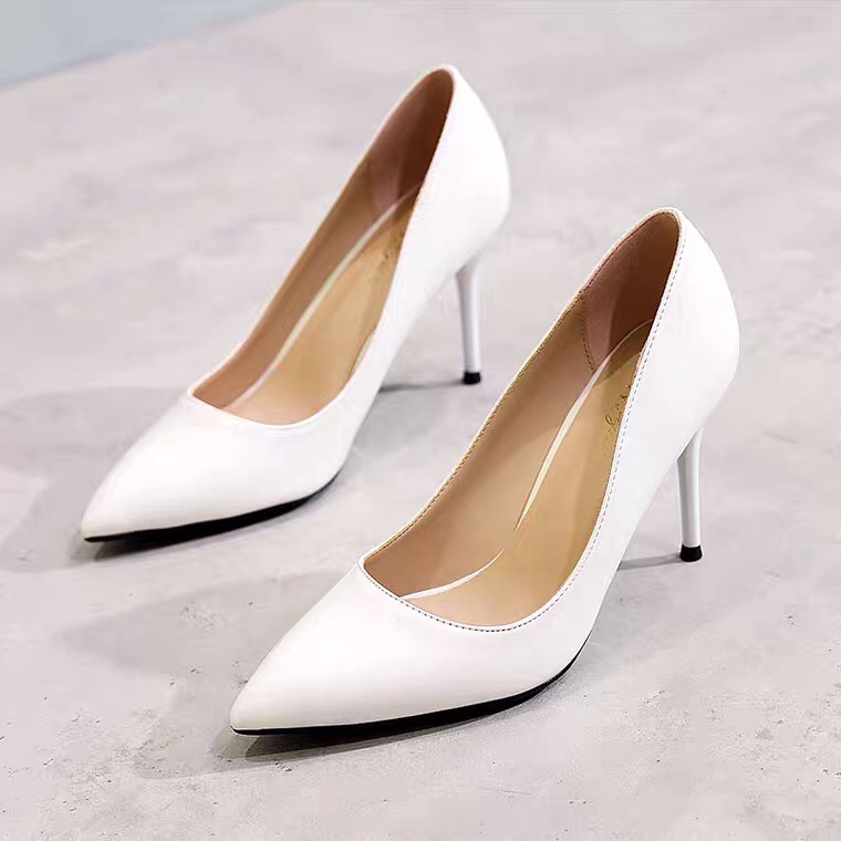 GIÀY CAO GÓT SIZE NHỎ 30 31 32 DA BÓNG MỀM DÁNG BASIC