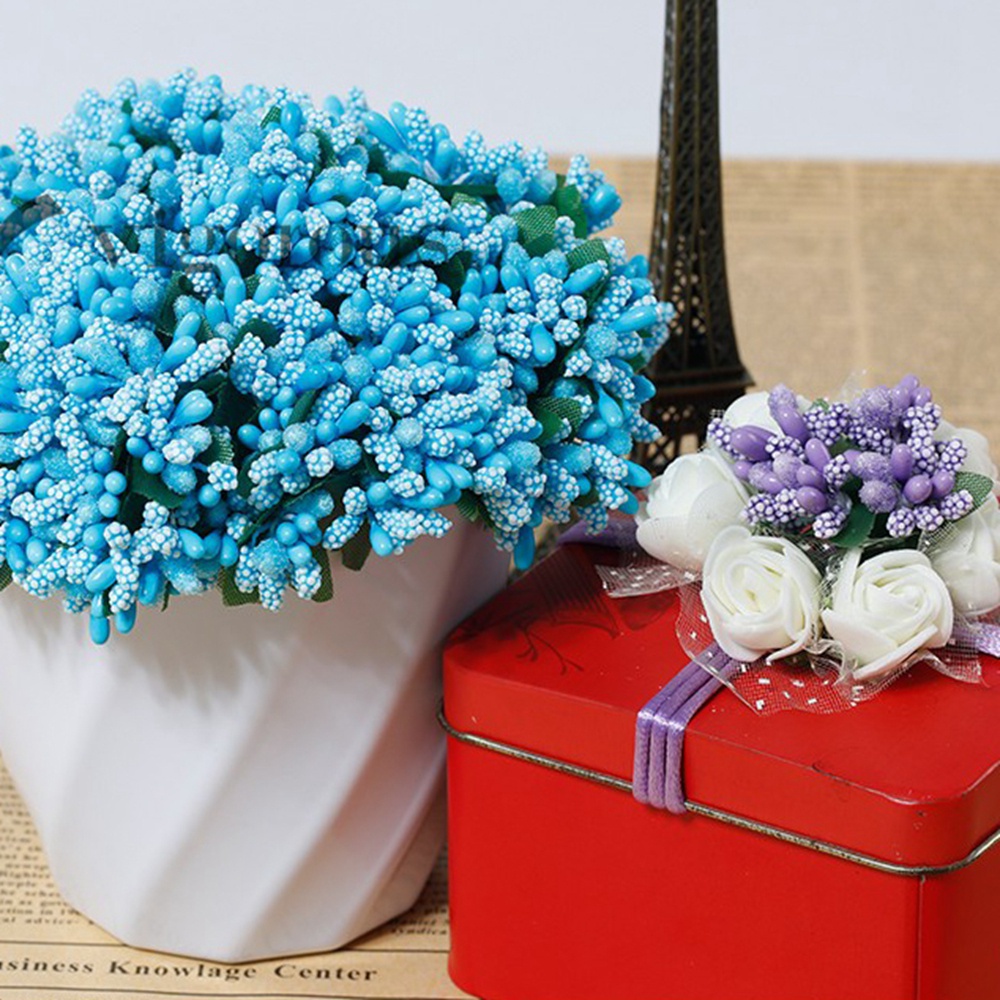 Set 12 / 14 Cành Hoa Lá Giả Dùng Trang Trí Tiệc Cưới