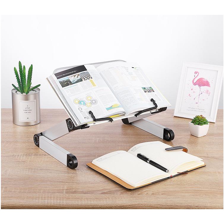 Kệ 360° điều chỉnh tư thế đọc sách, Laptop Aluminium ABS - Home and Garden | BigBuy360 - bigbuy360.vn