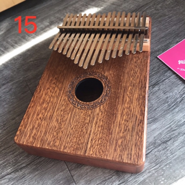 Đàn kalimba 17 phím tặng 3 sticker và phụ kiện, bảo hành 6 tháng