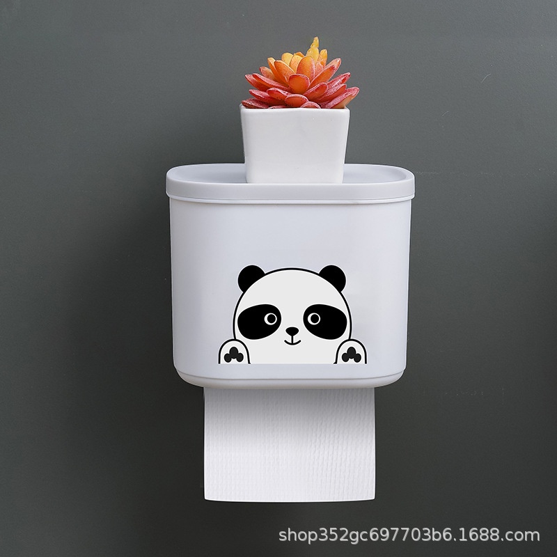 Hộp Đựng Cuộn Giấy Vệ Sinh Gắn Tường Chống Nước Không Cần Khoan Lỗ