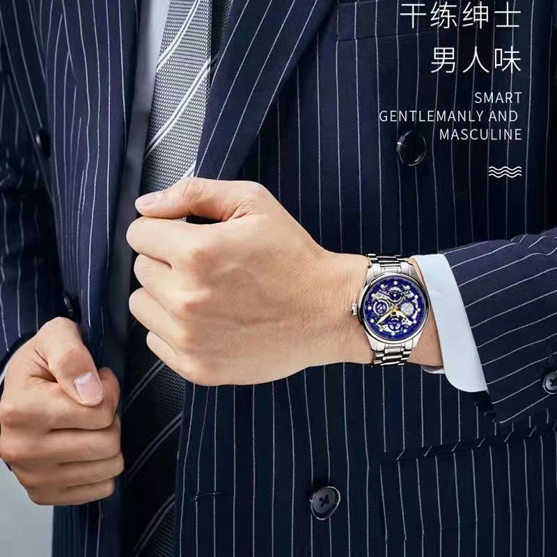 Đồng Hồ Nam Chống Thấm Nước Kiểu Dáng Sang Trọng