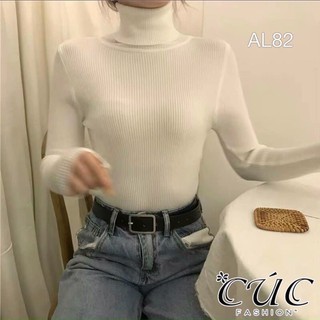 Áo Len Tăm Cổ Lọ Cao