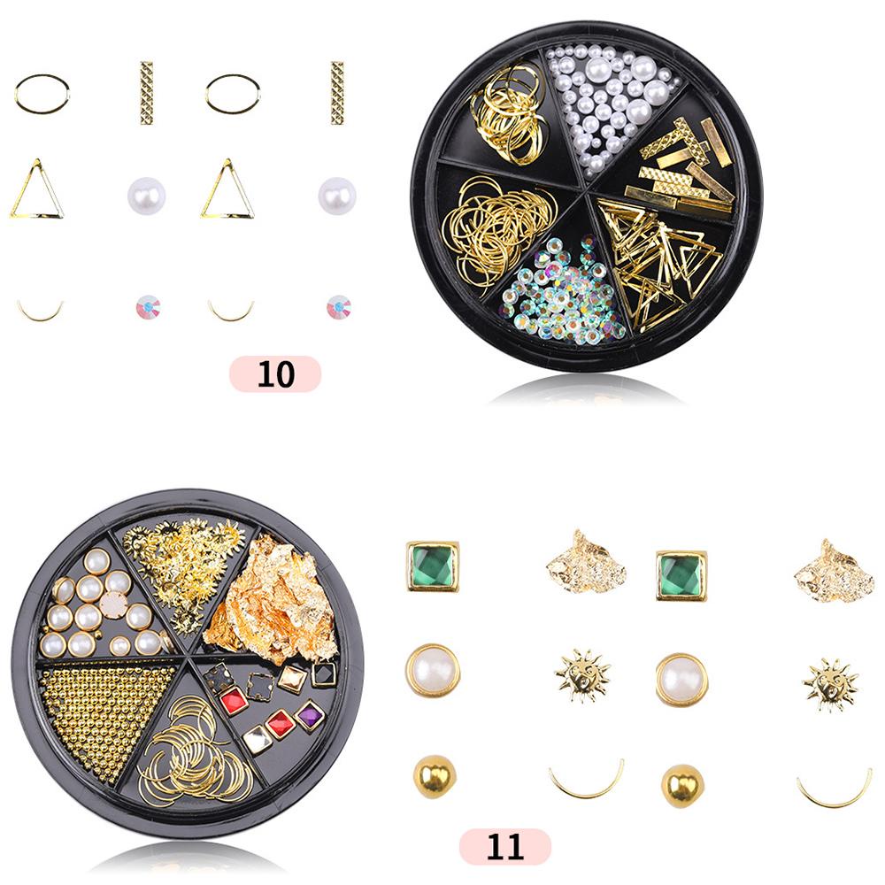 Bánh Xe Bướm Nhiều Kích Cỡ Trang Trí Móng Nghệ Thuật|Hạt Cườm Vỏ Sò Trang Trí Móng Tay