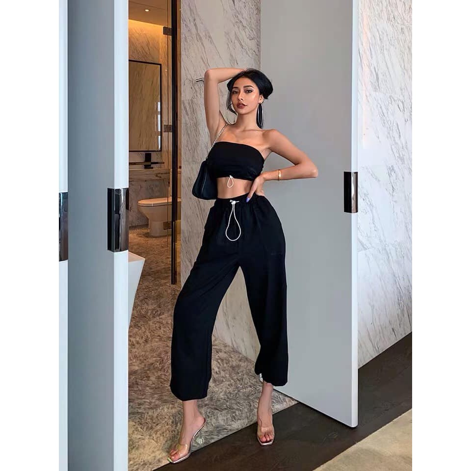 Sét Bộ Áo Quây có lót ngực quần bo gấu năng động trong phòng tập (mẫu mới)[Hermano Fashion] | BigBuy360 - bigbuy360.vn