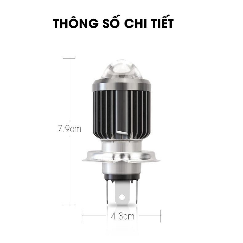 Đèn Bi Cầu Led Mini Siêu Sáng - Tích Hợp Pha Cos
