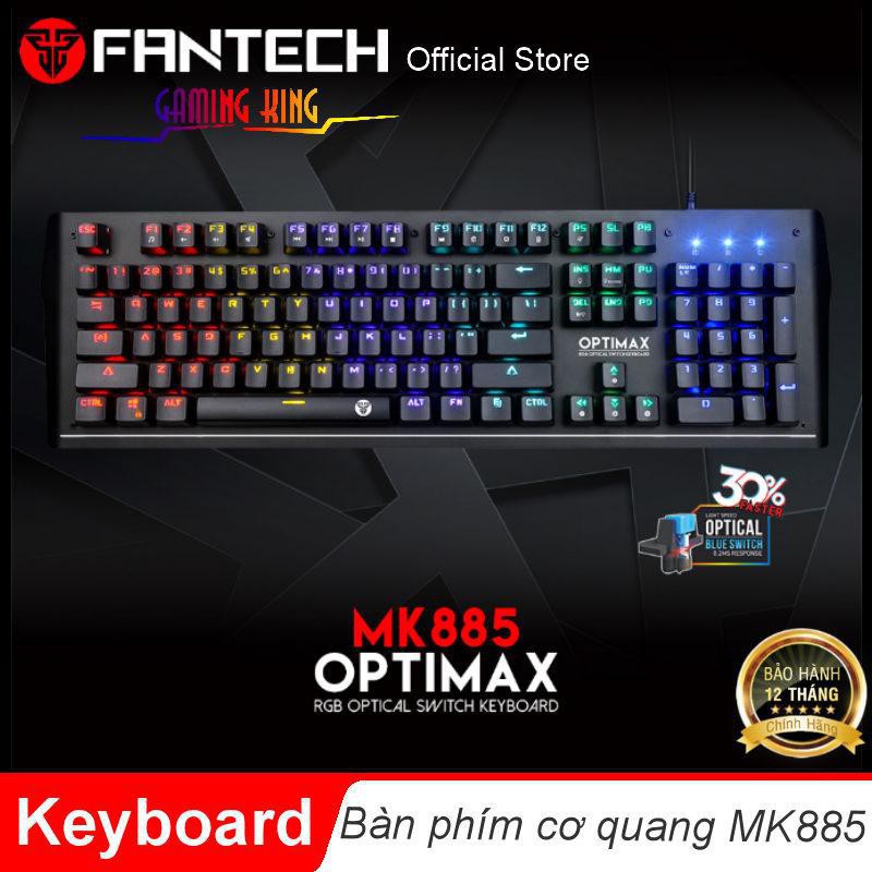 MO Bàn phím Cơ Optical Blue Switch Full size RGB Backlit Ghost Gaming - ✪ Fantech MK885 ✪ Blue Switch 25