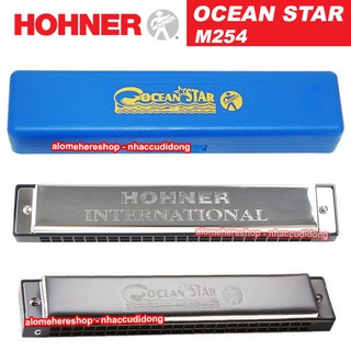 Kèn Harmonica Tremolo Hohner Ocean Star Key C M254