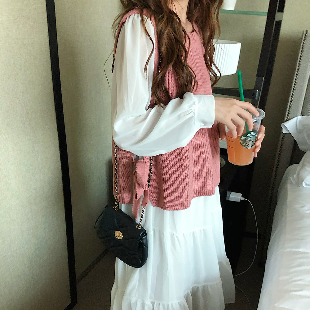 [Bán chạy] Áo gile len nữ Ulzzang Quảng Châu AGL3 | BigBuy360 - bigbuy360.vn