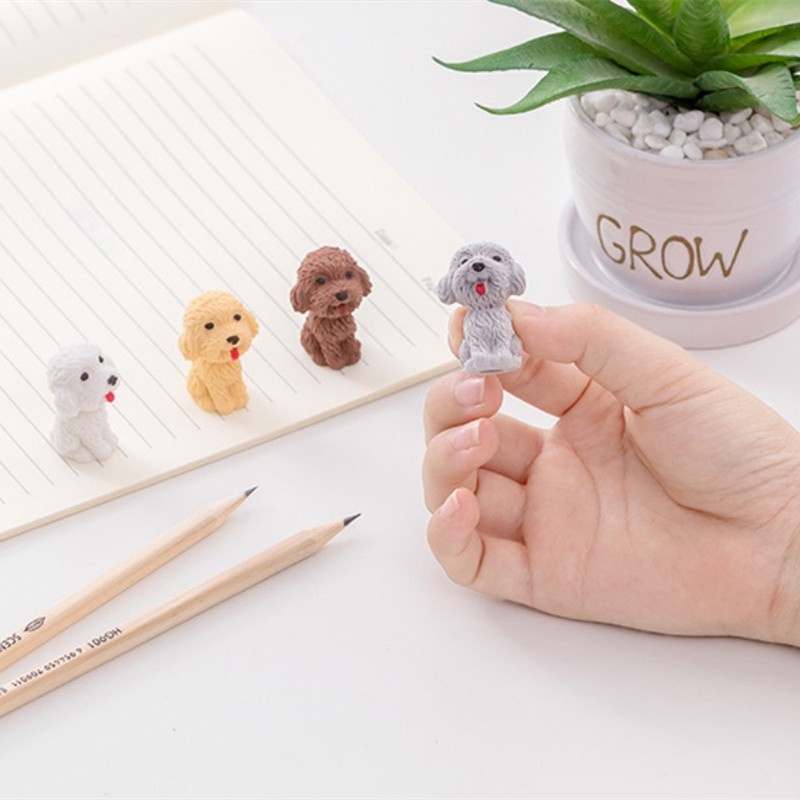 1 Gôm Tẩy Hình Chú Chó Hoạt Hình Dễ Thương