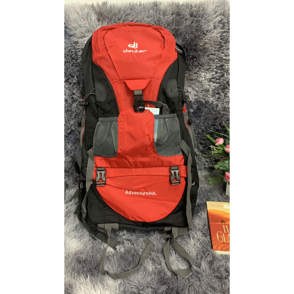 Giá sập sàn, siêu ưu đãi  - Balo Phượt thời trang Deuter Adventure 50L, chống nước cực tốt, siêu chắc chắn