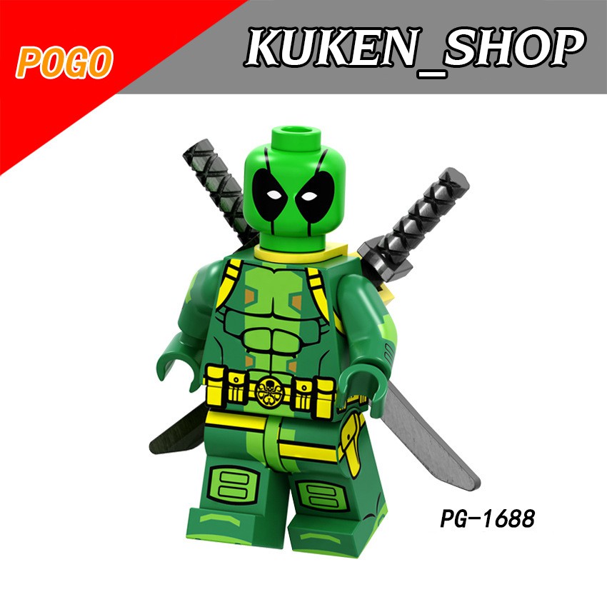 Minifigures Marvel DC Các Mẫu Nhân Vật Superior Octopus Steve Rogers Madame Baron Von Strucker Atom PG8191