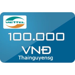 Thẻ cào Viettel 100k