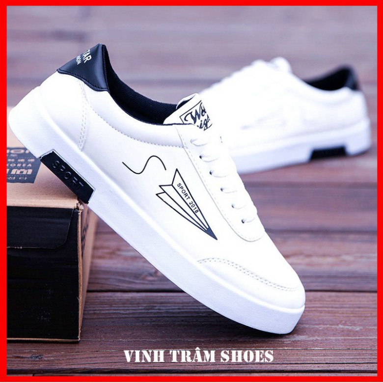 Giày thể thao sneaker nam cổ thấp đế cao 3cm hàng sẵn kho từ 38 - 43 [ Hoàn xu ]