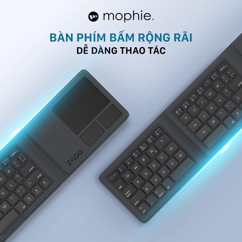 Bàn phím gấp 3 ZAGG Universal Keyboards - Tri Folding 103203612