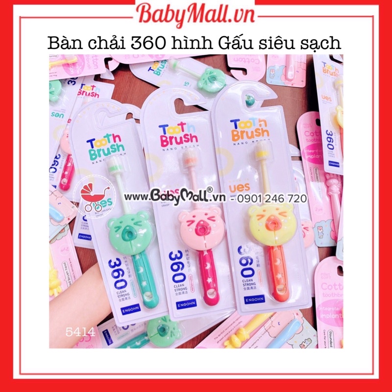 Bàn chải 360 hình Gấu 5414