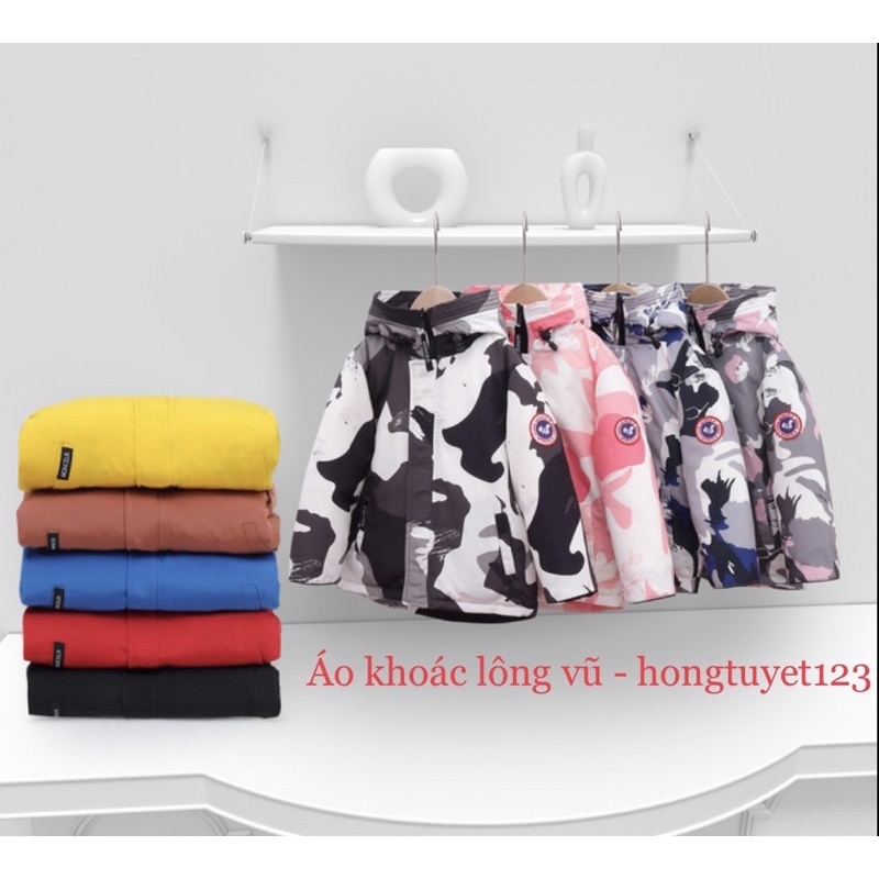 SIZE ĐẠI - Áo khoác lông vũ cho bé trai, bé gái - CHUẨN ÁO KHOÁC LÔNG VŨ