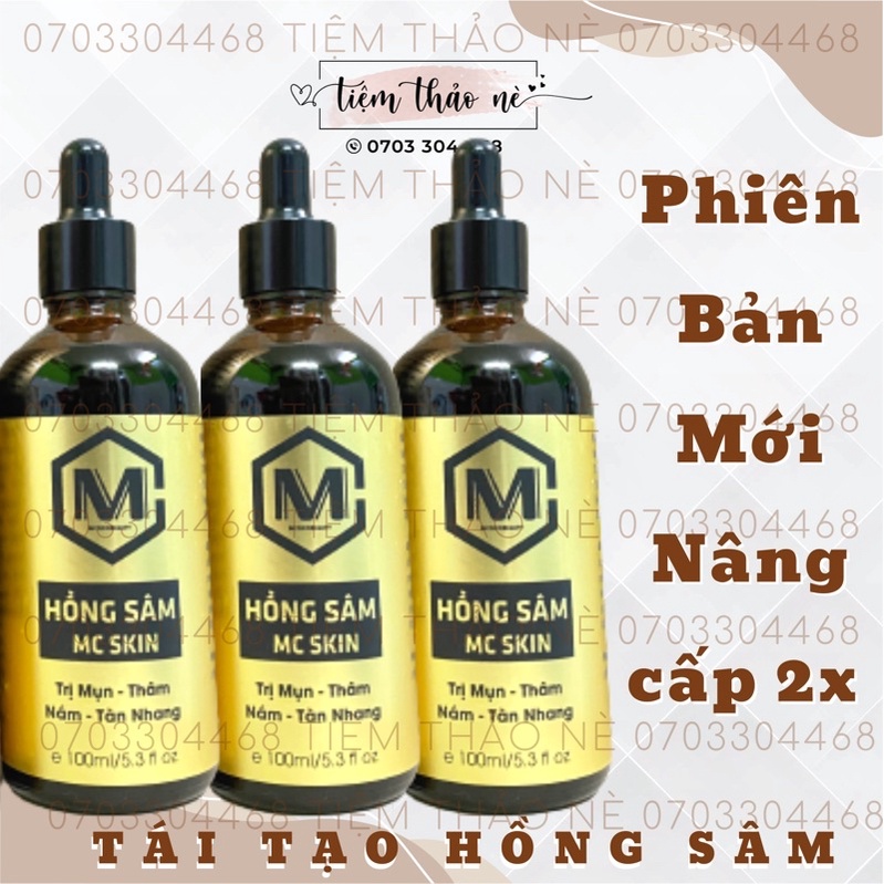 Tinh chất tái tạo da hồng sâm chính hãng công ty