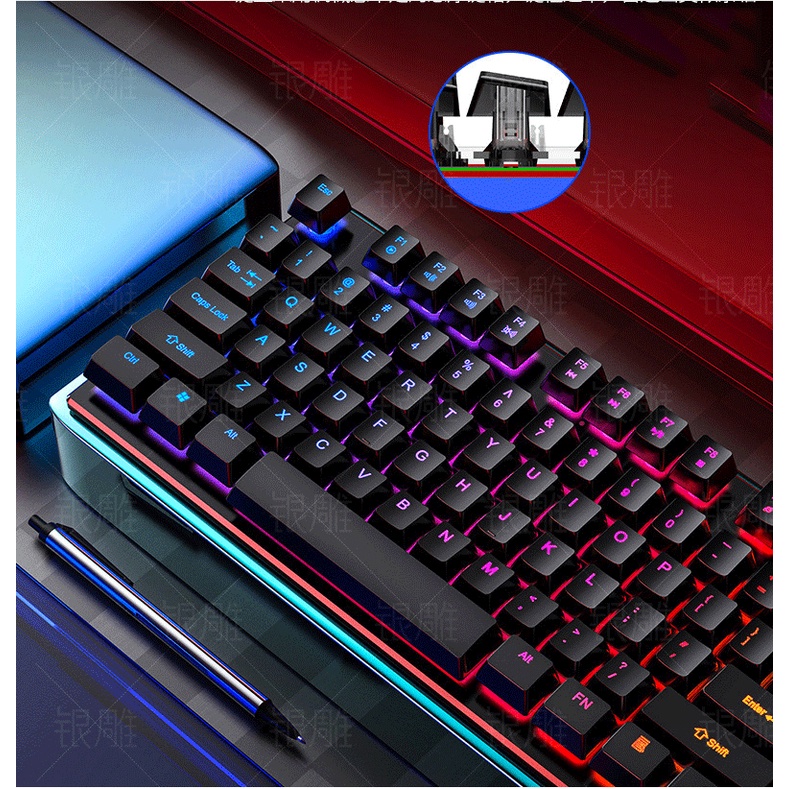 Bàn Phím Máy Tính giả cơ Gaming SSR Siêu Chất LED , Độ Nhạy Cực Cao,Sản Phẩm Đạt Tiêu Chuẩn ESPORTS Bảo Hành 3 THÁNG