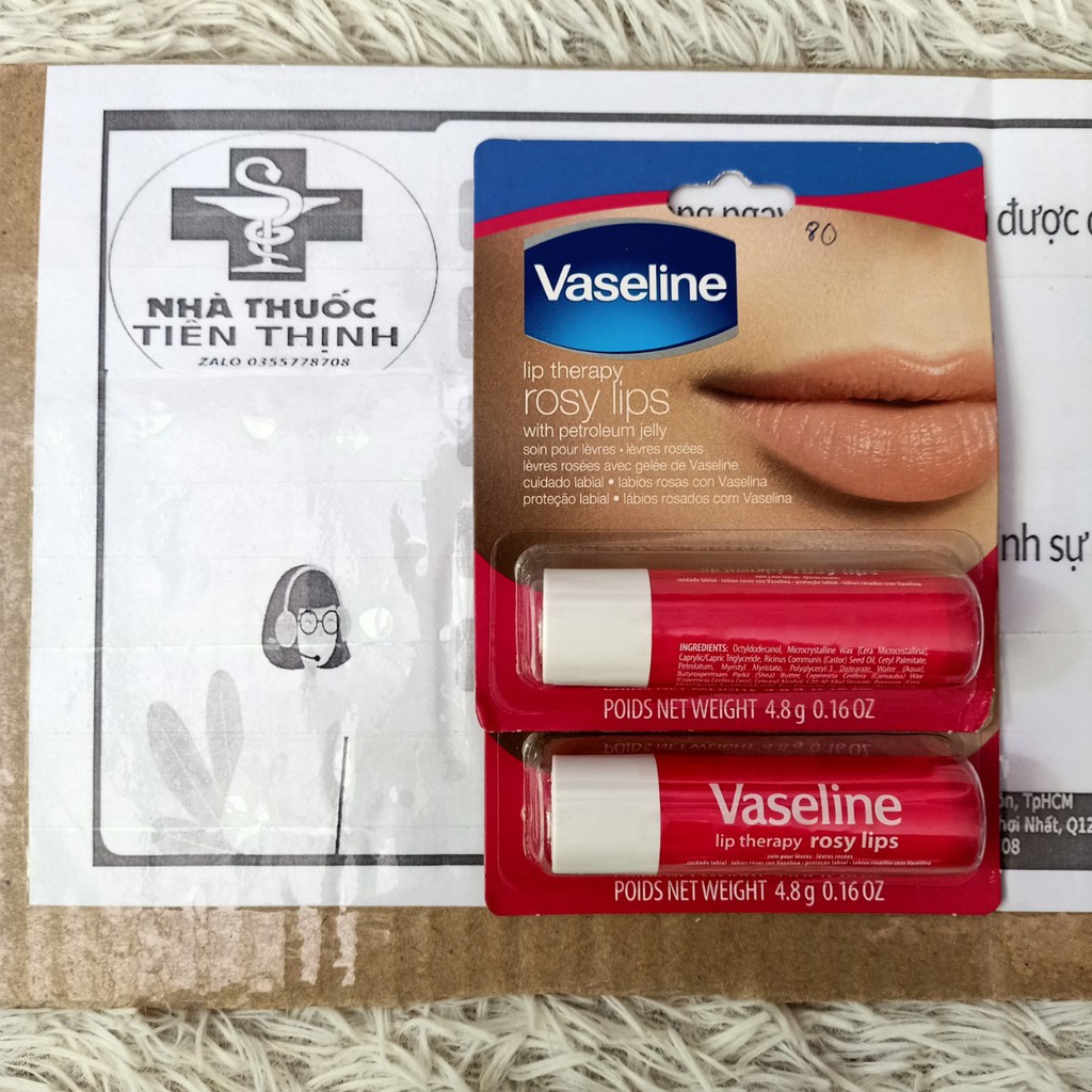 SET 3 CÂY SON DƯỠNG MÔI VASELINE