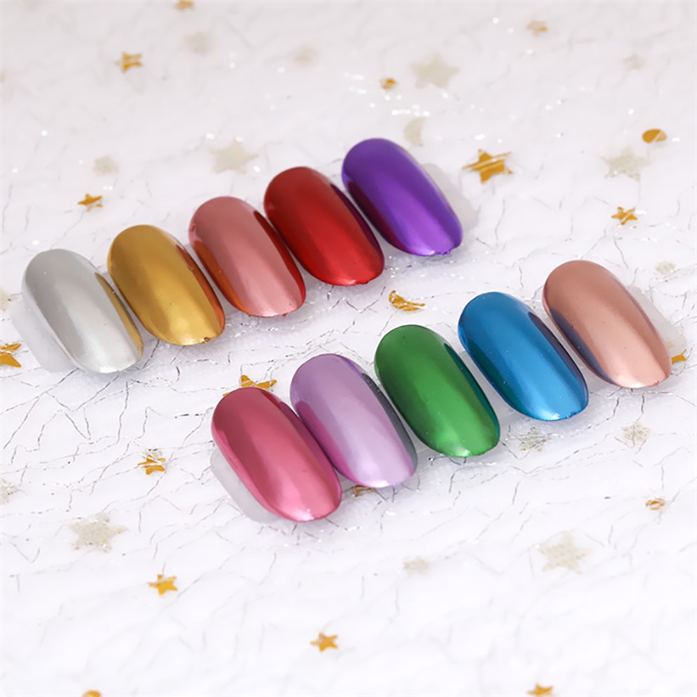 Bột Tráng Gương Siêu Mỏng 2ml Dùng Để Trang Trí Móng Nghệ Thuật