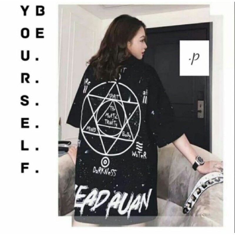 Áo thun unisex Khổng Hiền from rộng cổ tròn tay lỡ freesize 38 - 70kg SAO VẨY SƠN | BigBuy360 - bigbuy360.vn