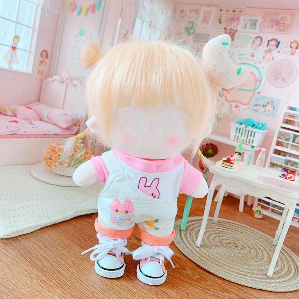 Quần áo búp bê đồ chơi nhồi bông 20cm mini vải dệt kim họa tiết động vật hoạt hình phù hợp làm bộ sưu tập và quà tặng