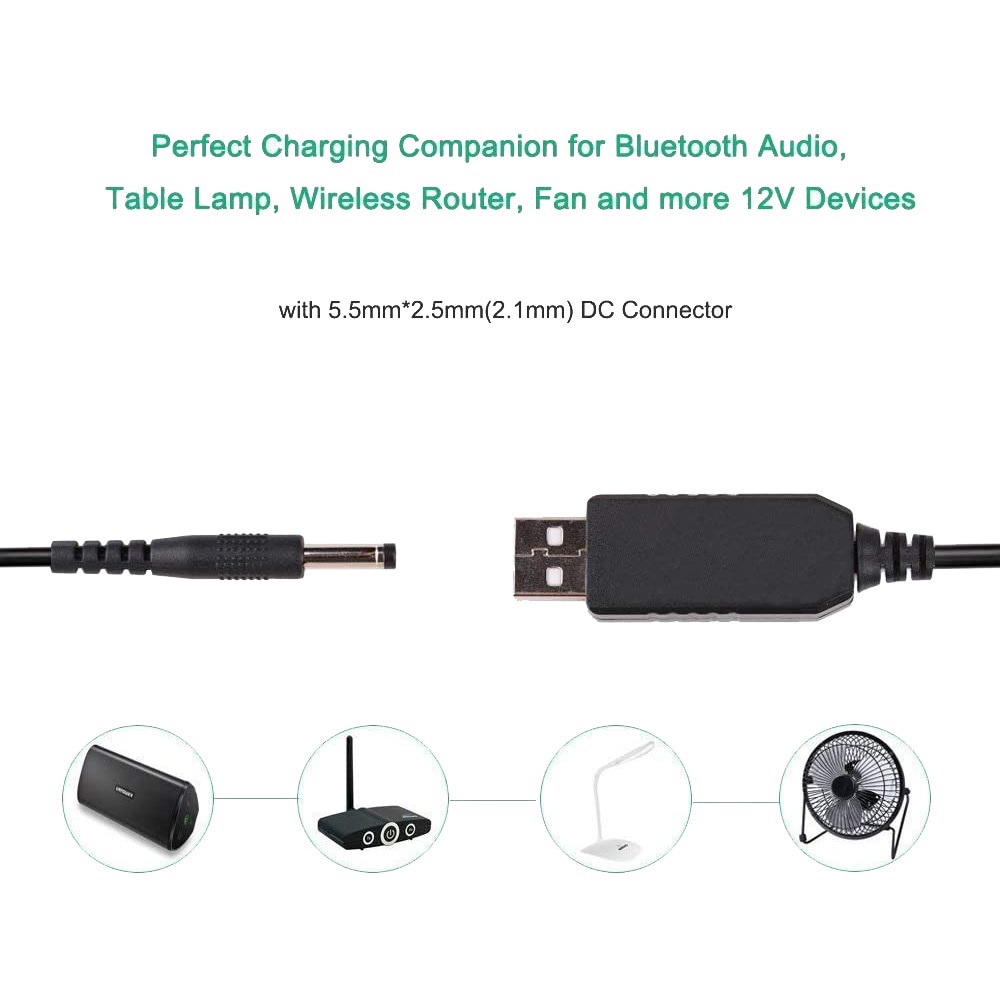 Cáp chuyển đổi Wifi từ Dc 5V sang 12V/5V sang 9V / 5V sang USB 5V