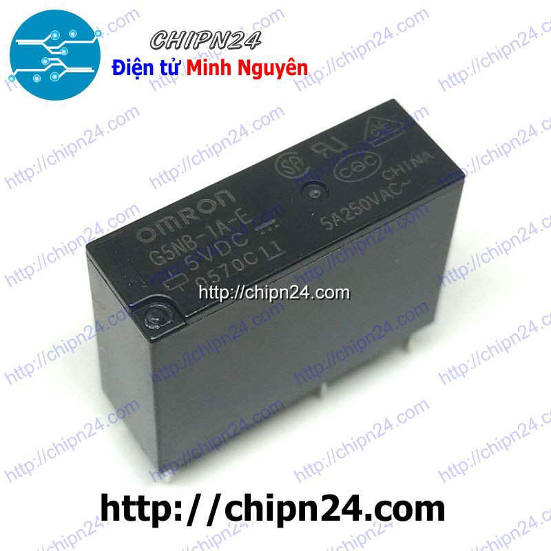 [1 CON] (F101.P) Relay Omron G5NB-1A-E-5VDC (4 CHÂN)