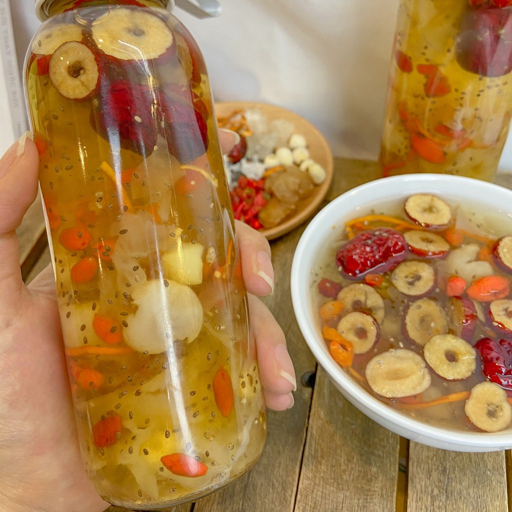 Chè Dưỡng Nhan Tuyết Yến 12 vị SET NẤU 12 - 15 BÁT - Thượng Phẩm - BẾP CHÈ VIETFARM | BigBuy360 - bigbuy360.vn