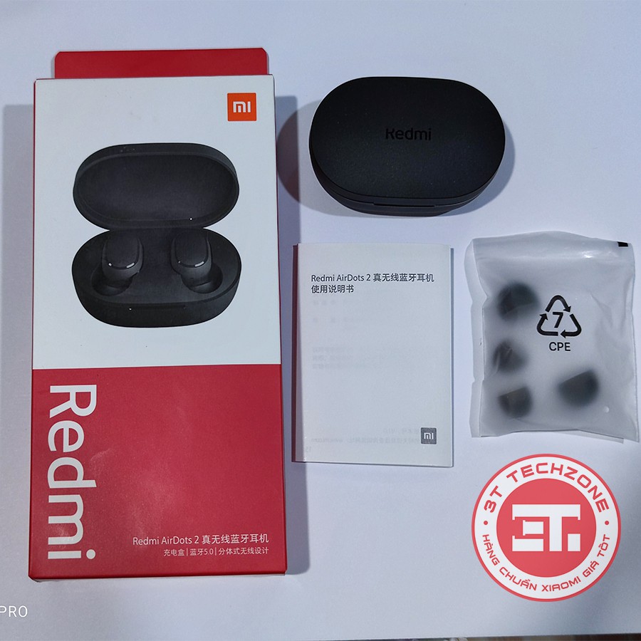 Redmi Airdots 2 - Tai nghe không dây Bluetooth 5.0, True Wireless, nghe nhạc 4 tiếng, thời lượng 12 tiếng
