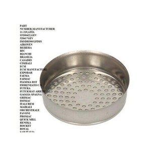 Lưới lọc cho máy pha cà phê Casadio, EXPOBAR, FAEMA, Cimbali, Group E61- Lưới lọc phi 60mm