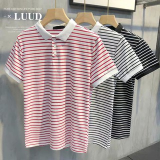 Áo thun Polo Nam Kẻ trơn, dáng Slimfit, chất thun cao cấp