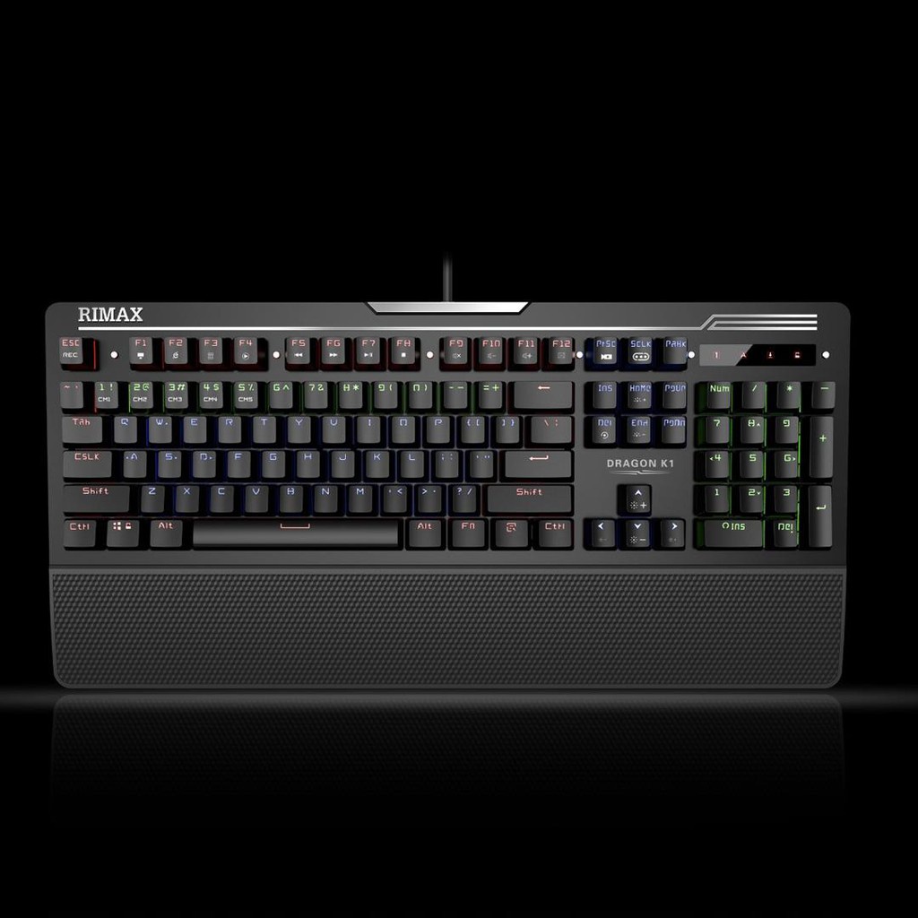 Bàn phím cơ led chơi games RIMAX chất lượng